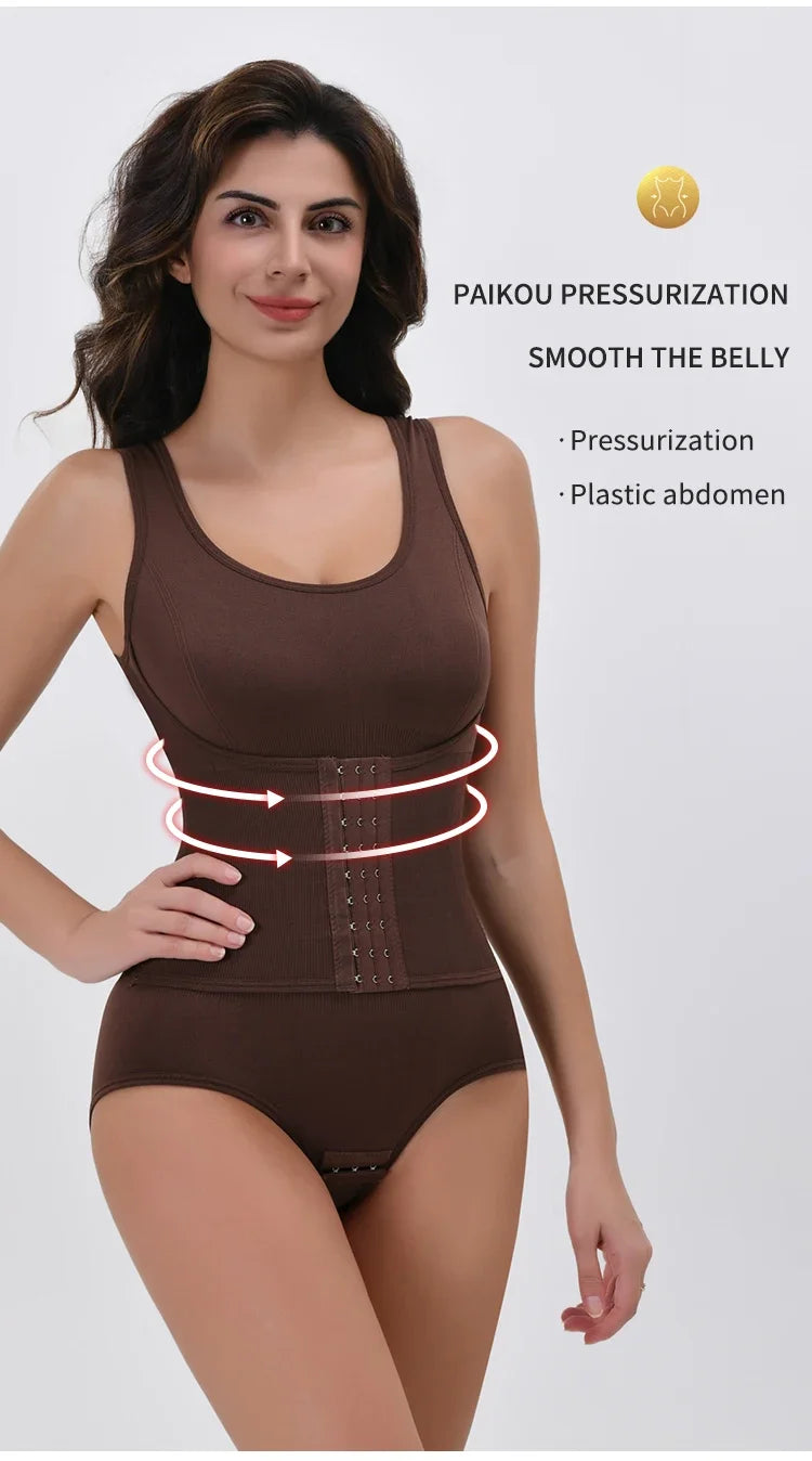 Comfort Shapewear Bodysuit – Flat Belly & Waist Sculpting-DH05