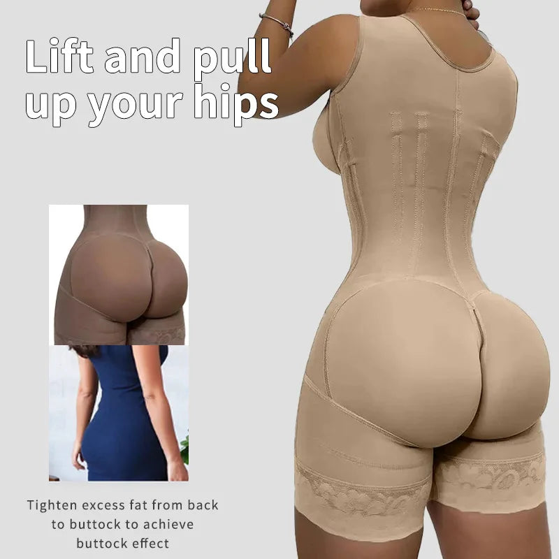 Compression Shapewear – Seamless Fit, Dual Tummy Support-DH01