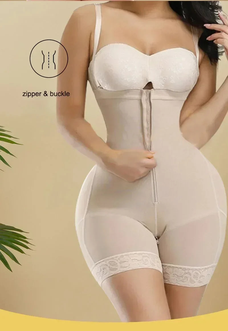 JayHune Fajas Colombianas Full Body Shaper – Butt Lifter, Tummy Control, Waist Trainer & Thigh Slimmer-DH01