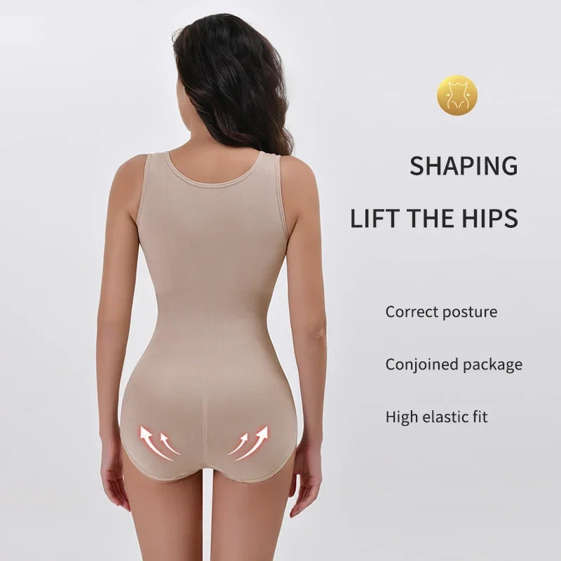 Comfort Shapewear Bodysuit – Flat Belly & Waist Sculpting-DH05