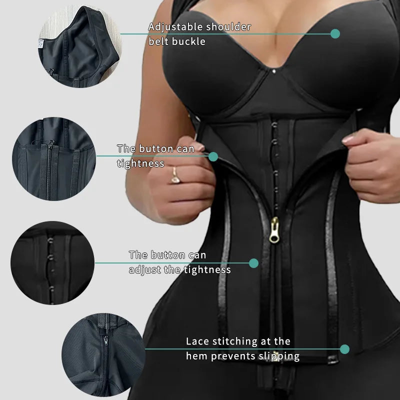 Compression Shapewear – Seamless Fit, Dual Tummy Support-DH01