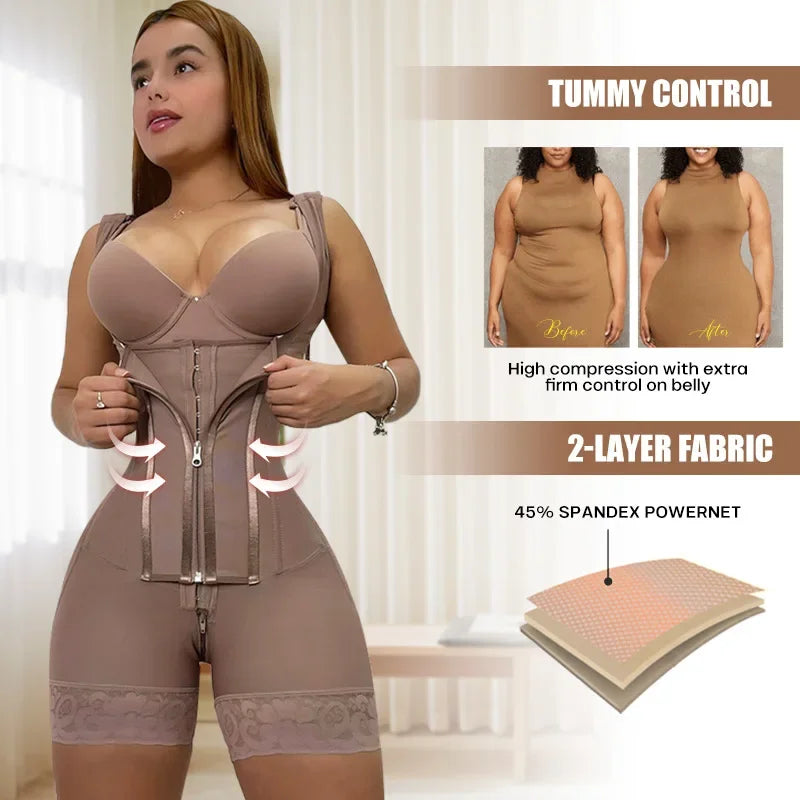 Compression Shapewear – Seamless Fit, Dual Tummy Support-DH01