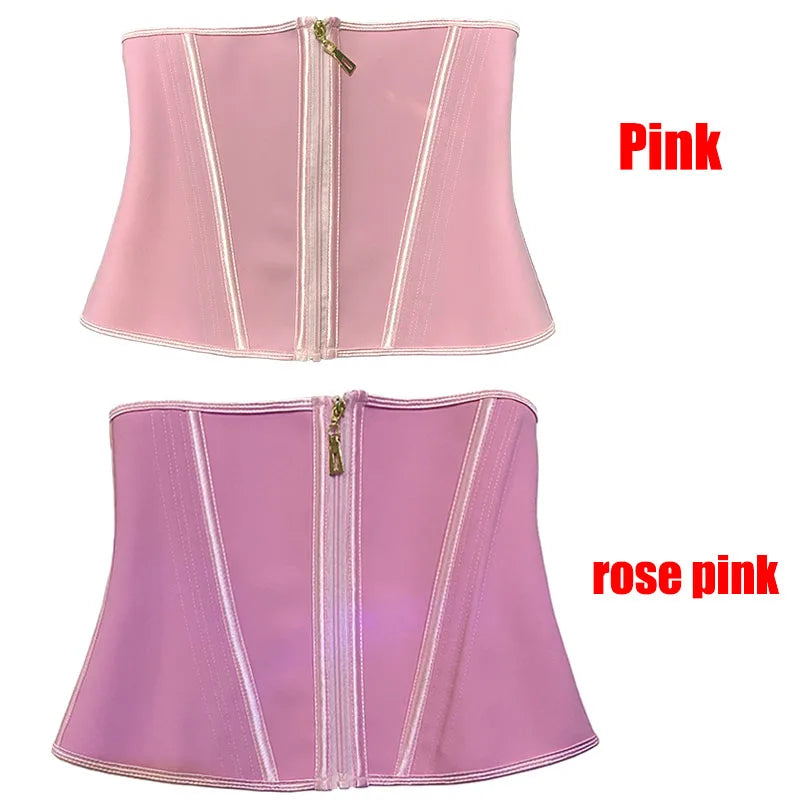 JayHune Fajas Colombianas Waist Trainer Corset – Double Compression, Zipper & Hook, Slimming Body Shaper-DH03