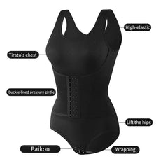 Comfort Shapewear Bodysuit – Flat Belly & Waist Sculpting-DH05