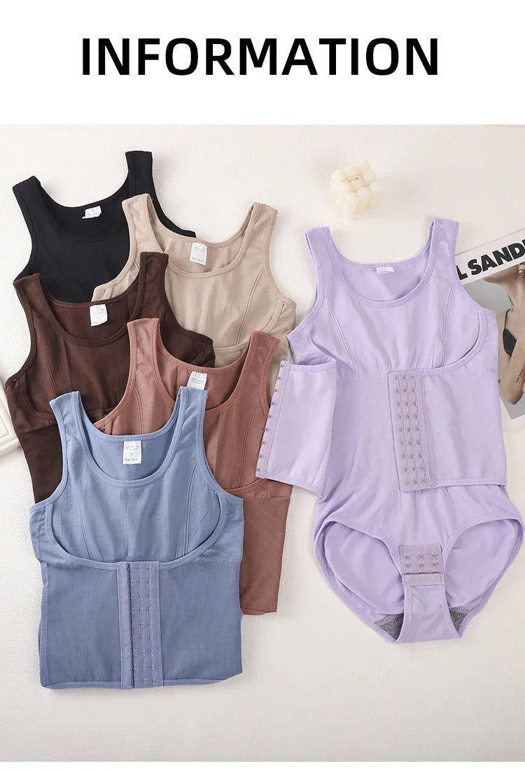 Comfort Shapewear Bodysuit – Flat Belly & Waist Sculpting-DH05